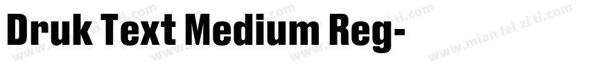 Druk Text Medium Reg字体转换